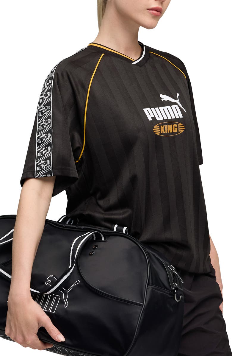 PUMA x KING Relaxed Football Jersey, Main, color, Puma Black