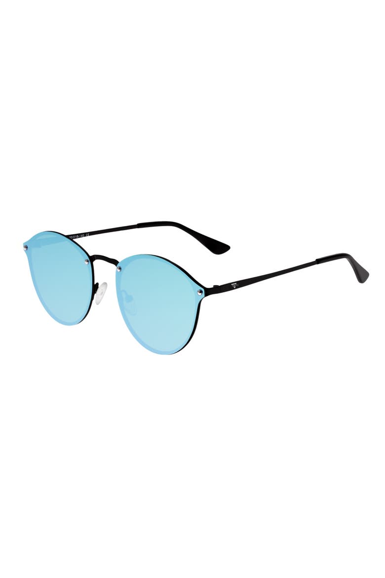 Picchu Polarized Sunglasses, Main, color, Black/Blue