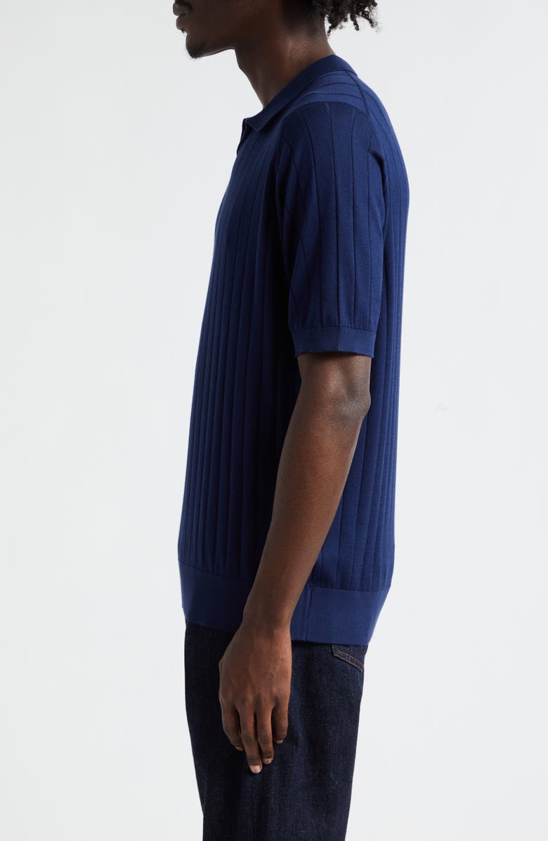 John Smedley Roper Skipper Cotton Polo Sweater, Alternate, color, 
