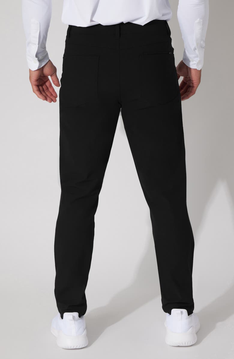 90 DEGREE BY REFLEX Tricot Prime Time Pants, Alternate, color, Black