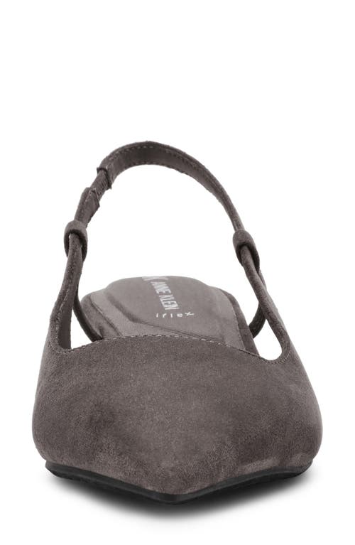 Anne Klein Shorty Slingback Pump In Gray