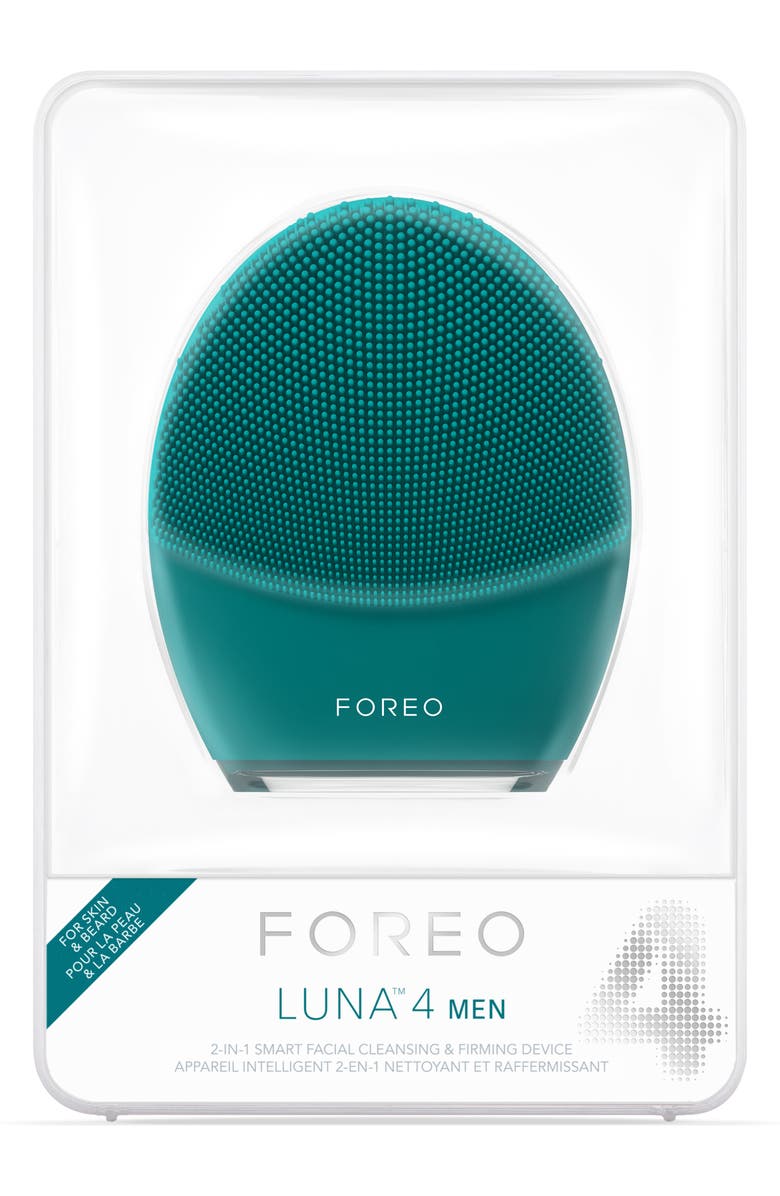 FOREO Luna<sup>™</sup> 4 Men 2-in-1 Smart Facial Cleansing & Firming Device, Alternate, color, 