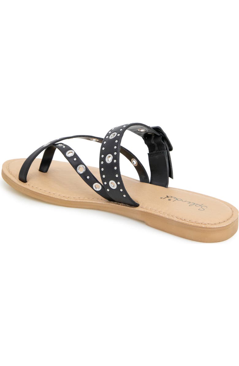 Splendid Sutton Stud Slide Sandal, Alternate, color, Black