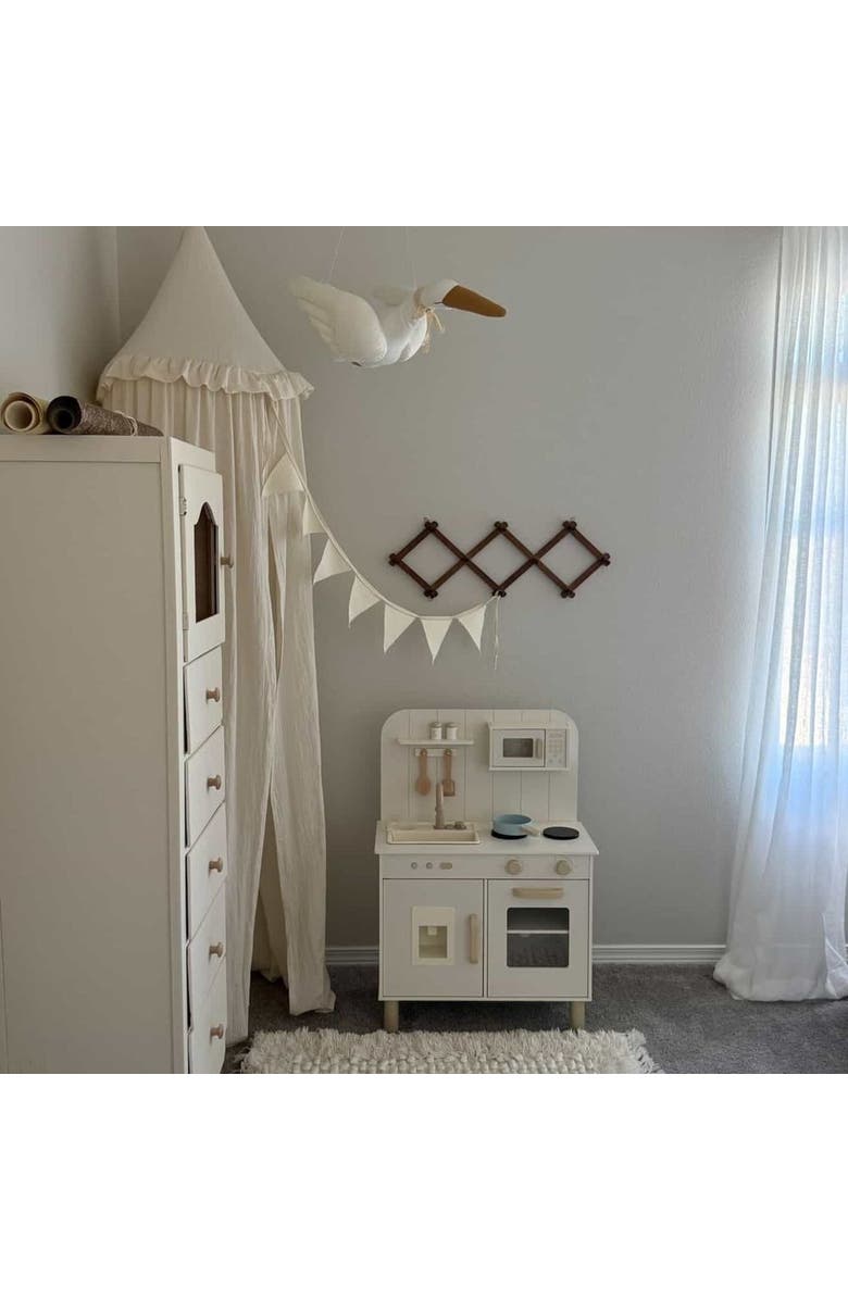 Piper&Cloth The Lullaby Stork, Alternate, color, Milk