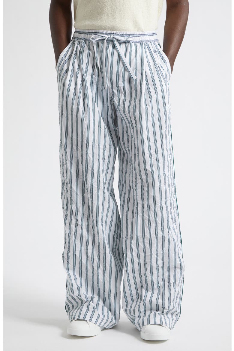 Stripe Crinkled Poplin PJ Pants, Main, color, S8051 RIGATO