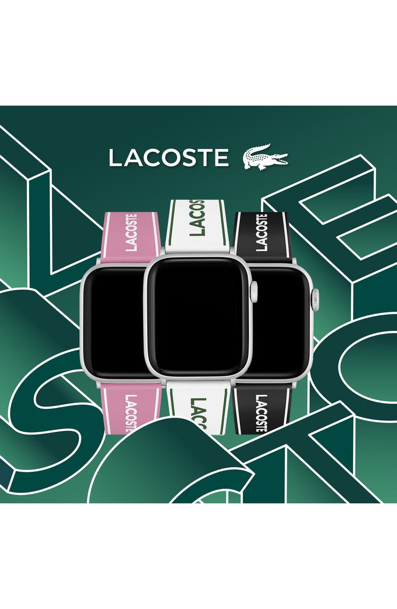 Lacoste Silicone Apple Watch<sup>®</sup> Watchband, Alternate, color, 