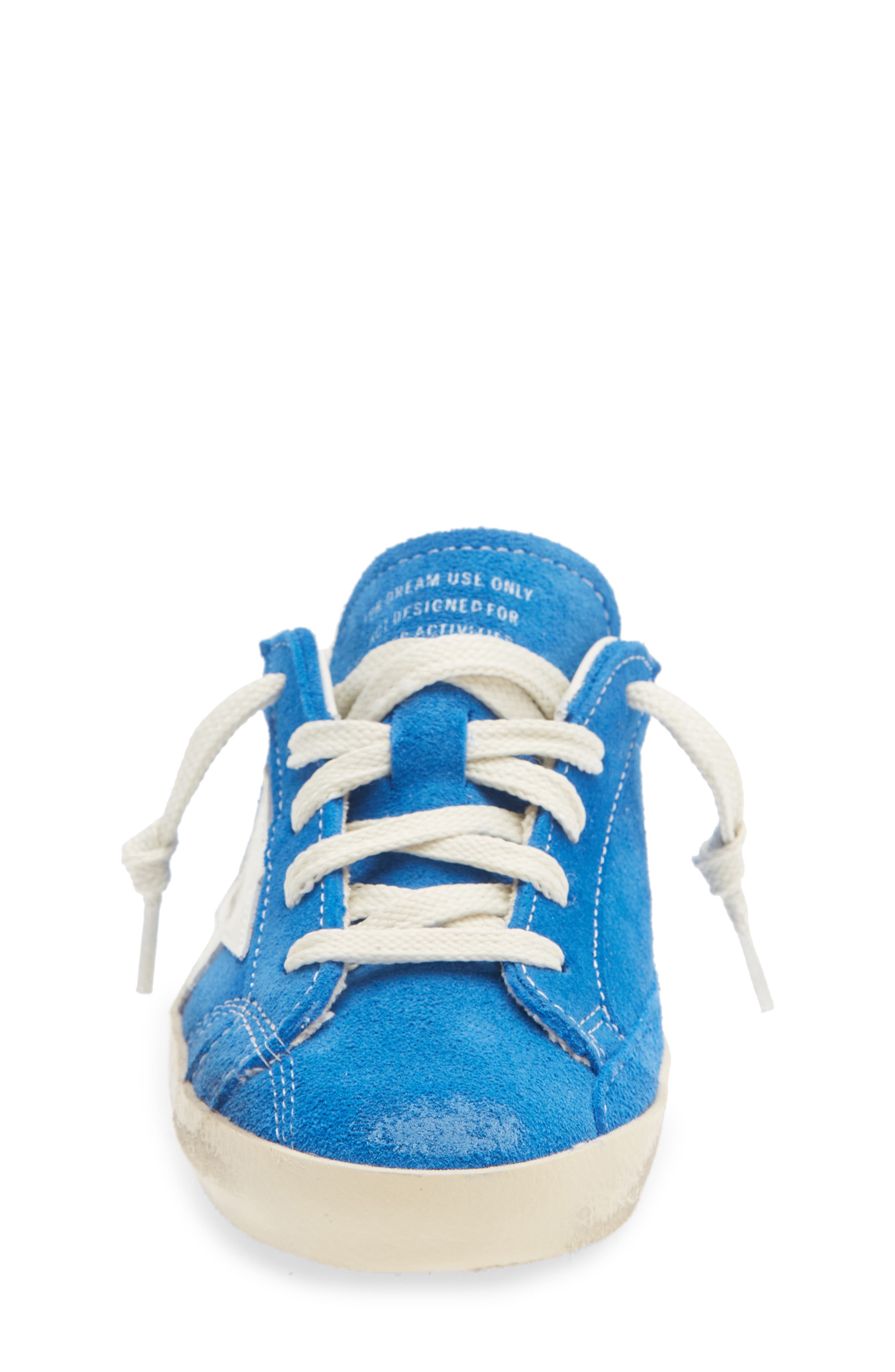 Kids' Super-Star Sneaker, Alternate, color, BLUETTE/ WHITE