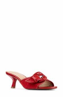 Donald Pliner Buckle Mule