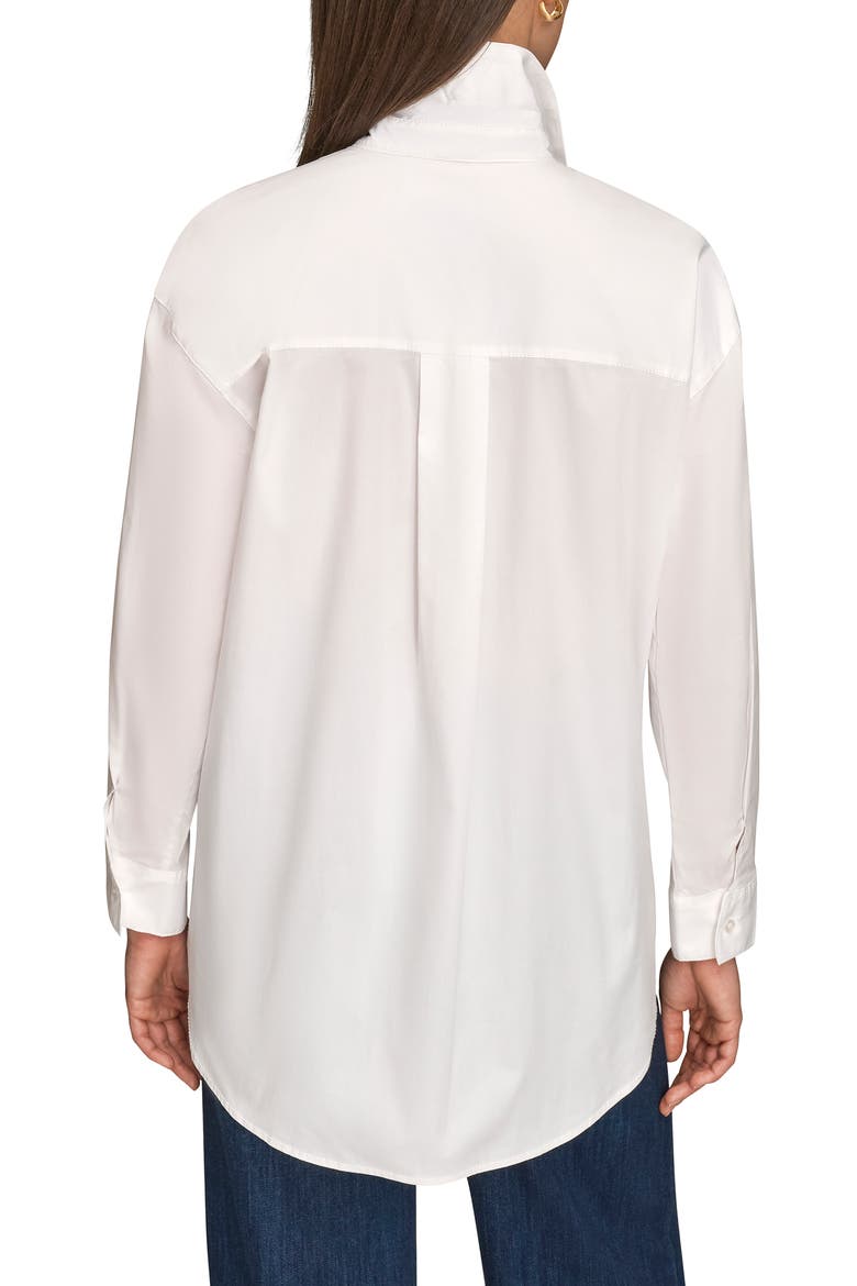 Long Sleeve Button-Up Shirt, Alternate, color, WHITE