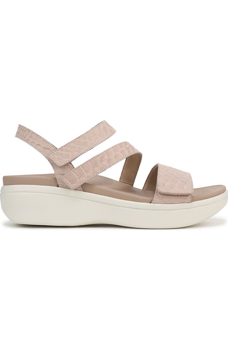 Vionic Sophia Strappy Platforn Wedge Sandal, Alternate, color, Cameo Rose
