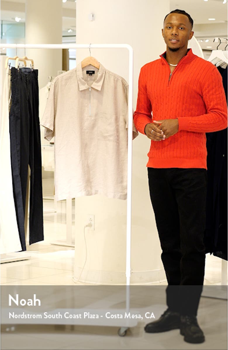 Quarter Zip Short Sleeve Shirt, sales video thumbnail