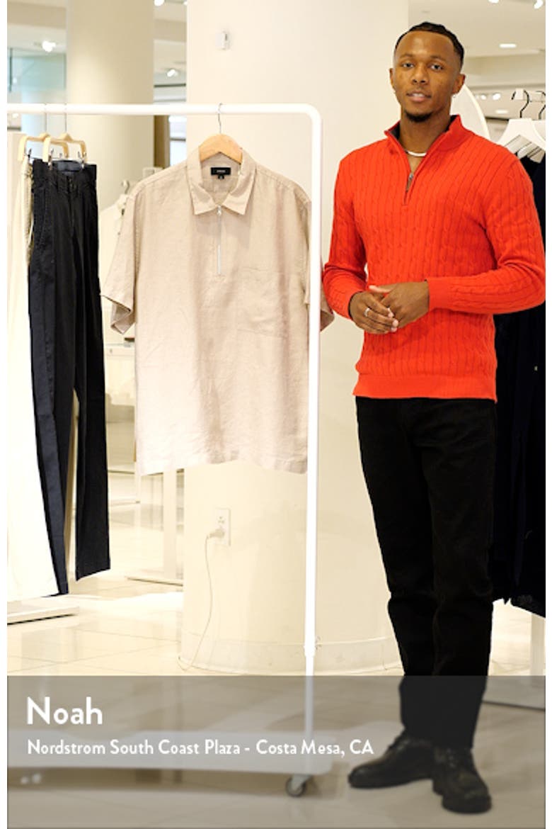 Quarter Zip Short Sleeve Shirt video