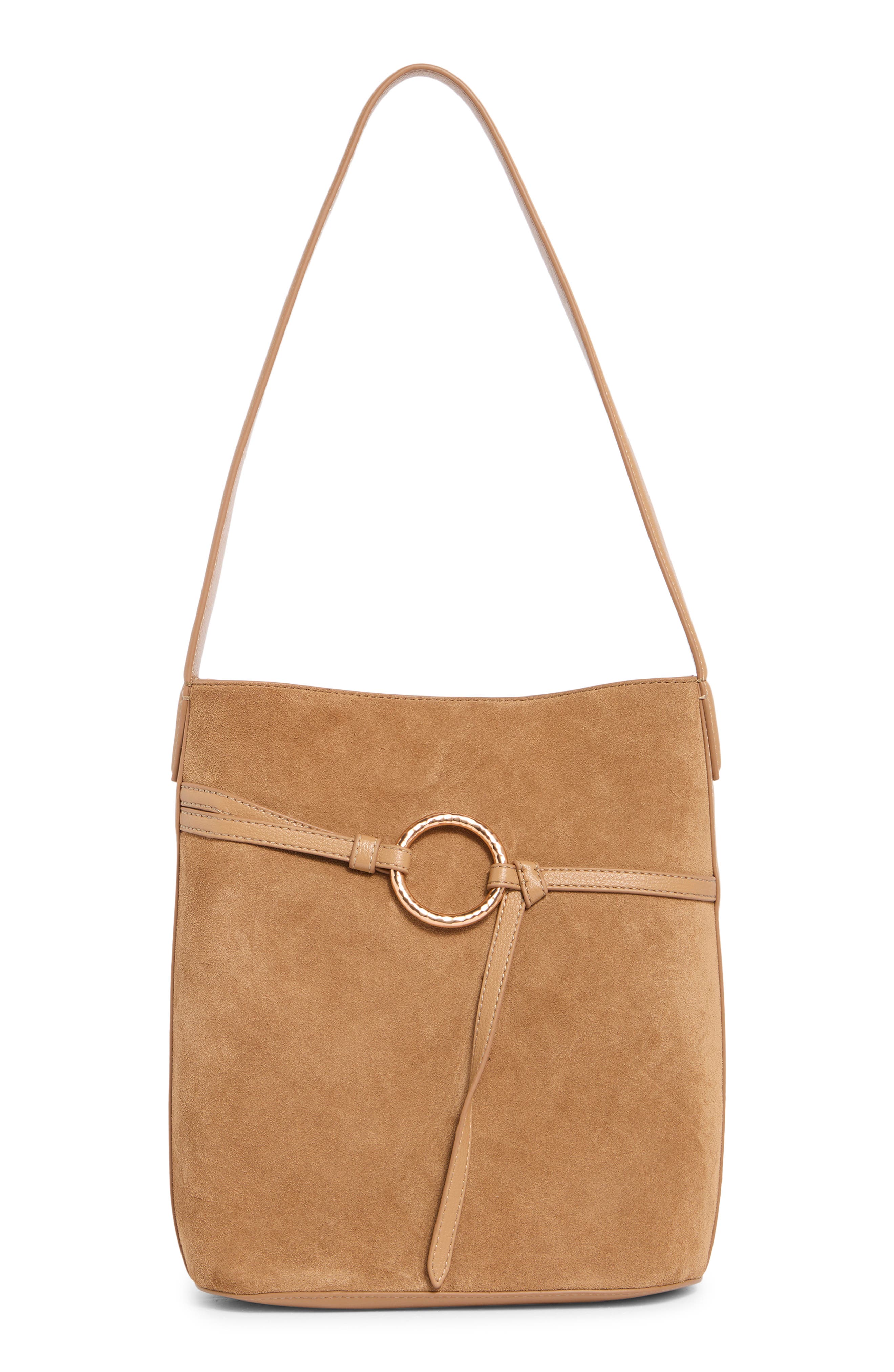 Sam Edelman Bexy Shoulder Bag, Main, color, Tan