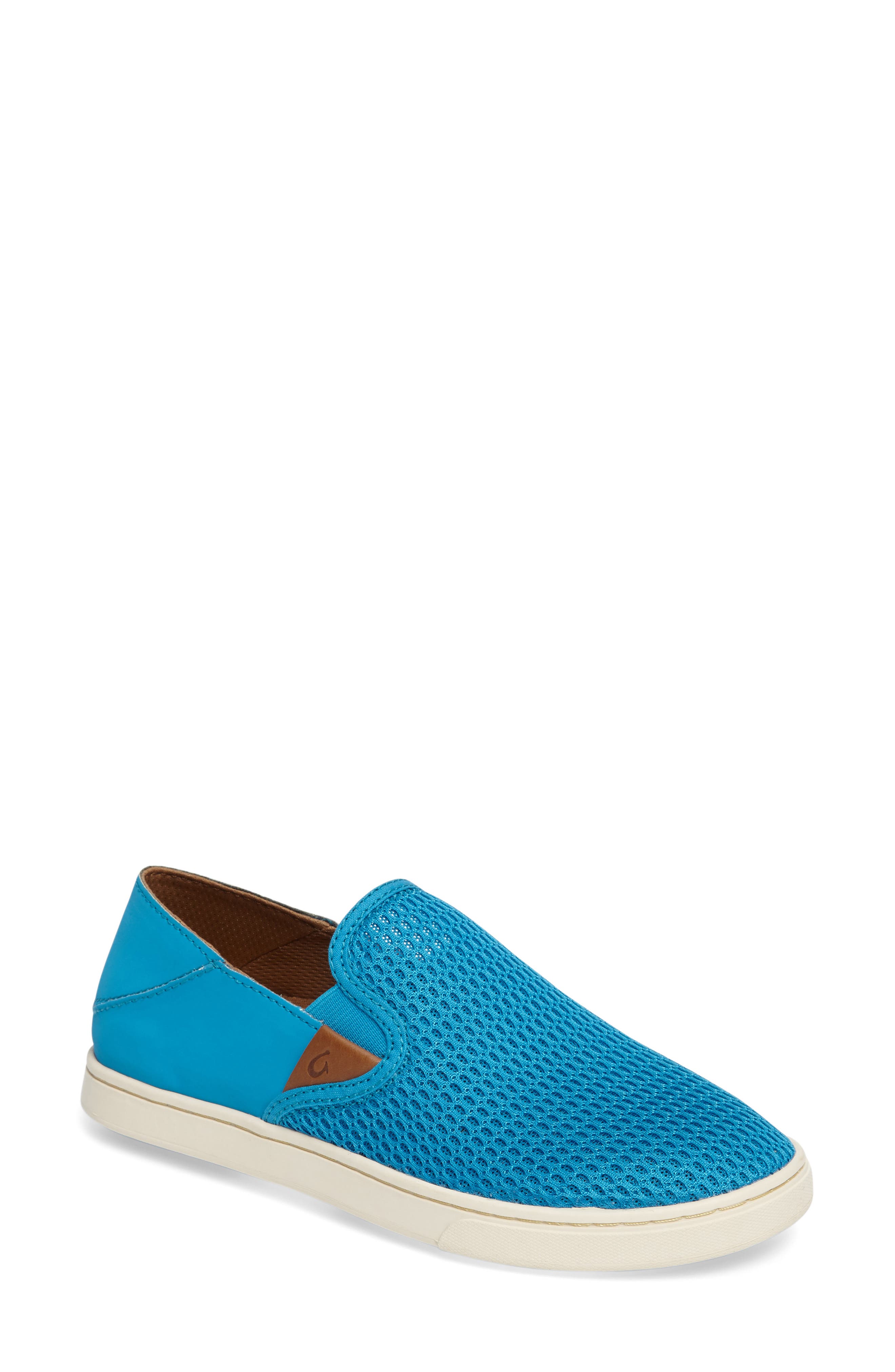 OluKai 'Pehuea' Slip-On Sneaker, Main, color, Vivid Blue / Vivid Blue