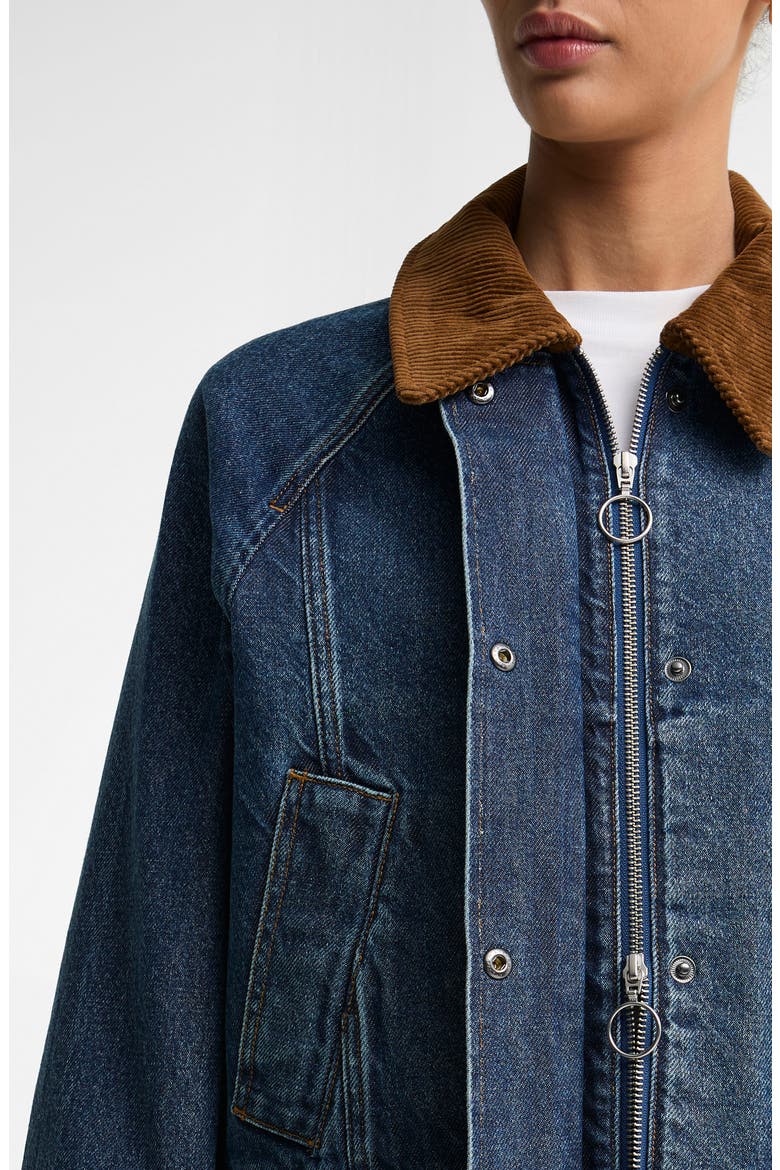 Modern Beadnell Denim Jacket, Alternate, color, MID BLUE DENIM/ CLASSIC