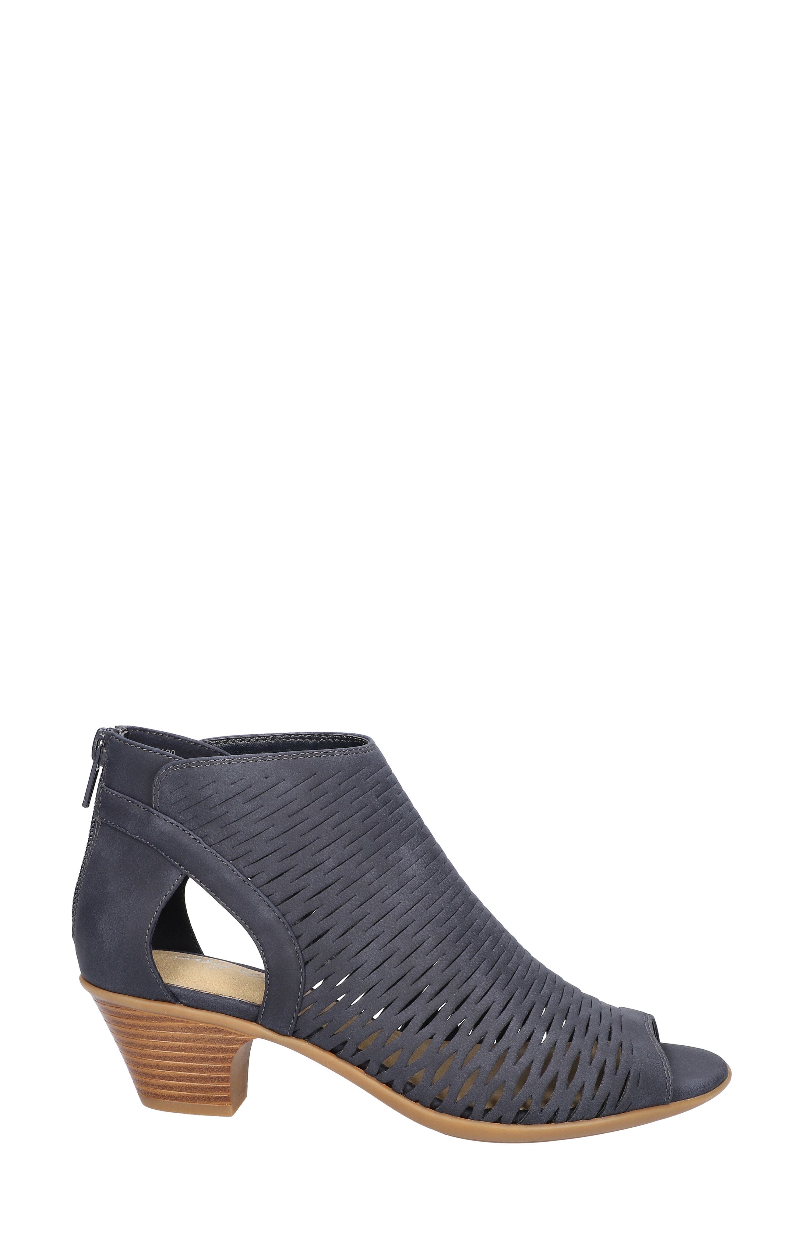 Sunrise Cutout Bootie Sandal, Alternate, color, NAVY
