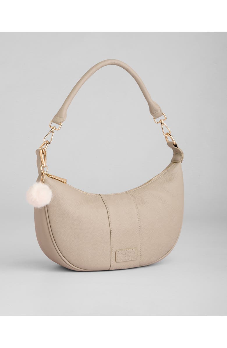 Pom Pom London Sutton Sling Crossbody Bag, Main, color, Stone