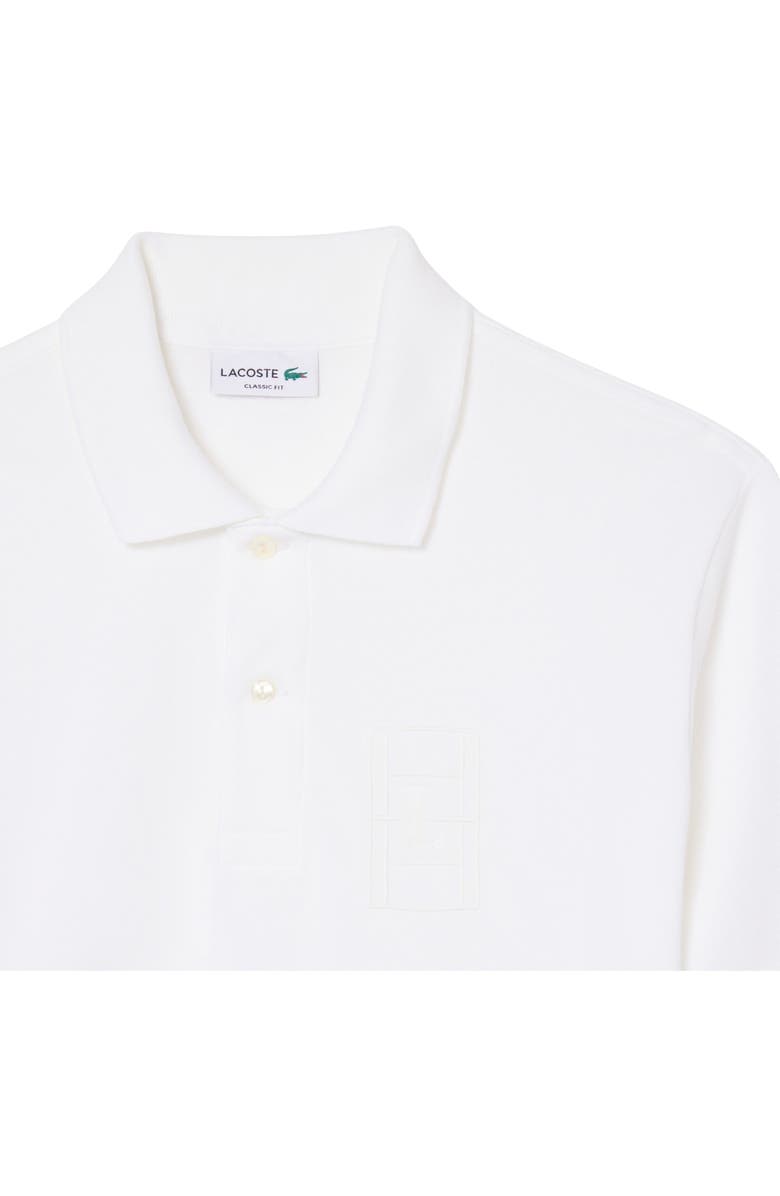 Lacoste Cotton Piquè Polo, Alternate, color, White