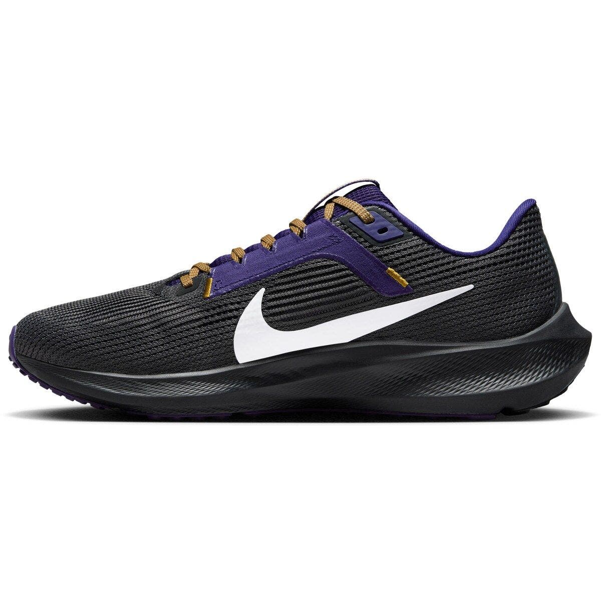 Unisex Nike  Anthracite Baltimore Ravens Zoom Pegasus 40 Running Shoe, Alternate, color, Anthracite