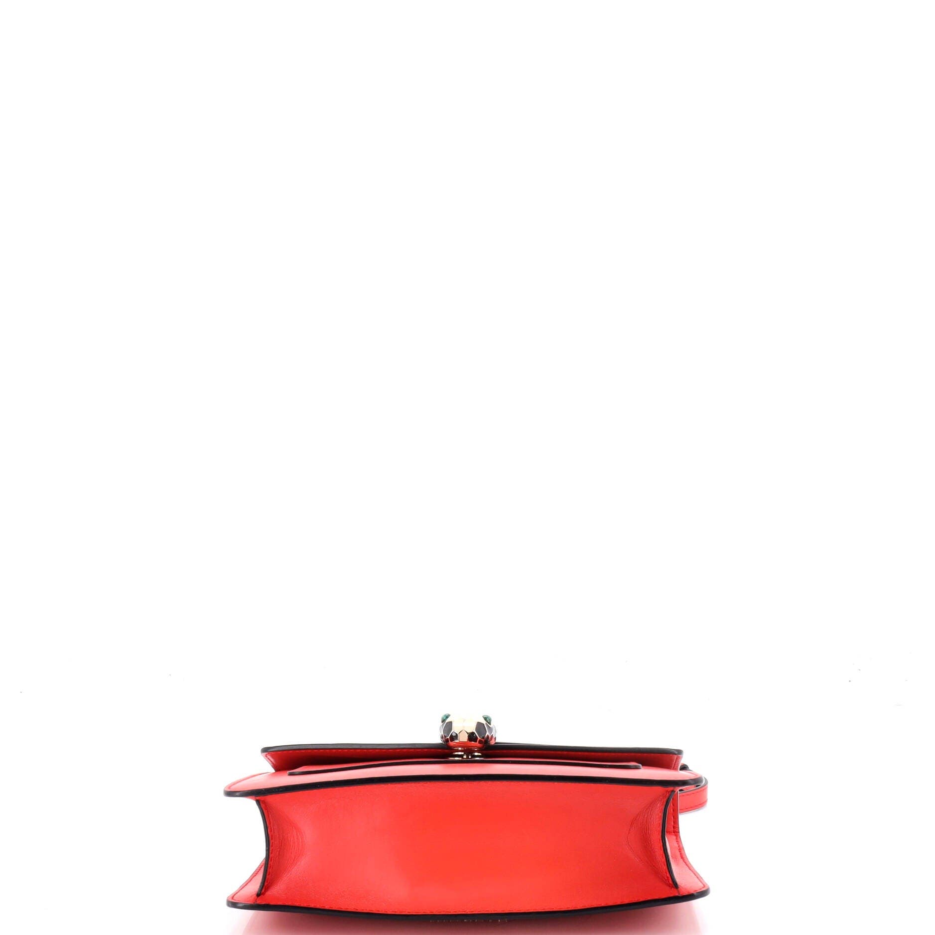 Serpenti Crossbody Bag Leather Small, Alternate, color, Red