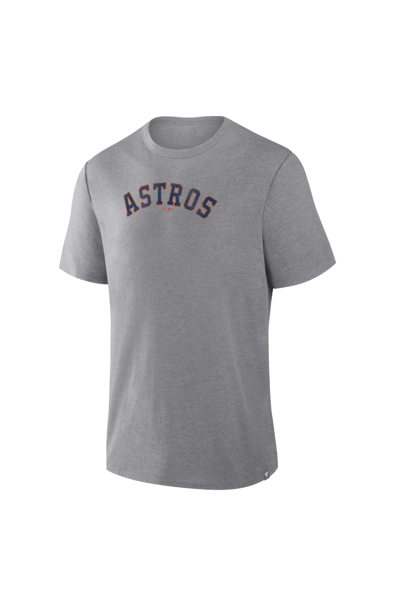 FANATICS Men's Fanatics Heather Gray Houston Astros Play Tribute Tri-Blend T-Shirt, Alternate, color, Heather Gray