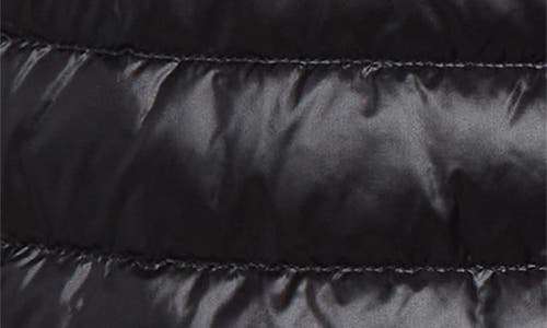 Moncler Knitted-sleeve Quilted Cardigan In Black