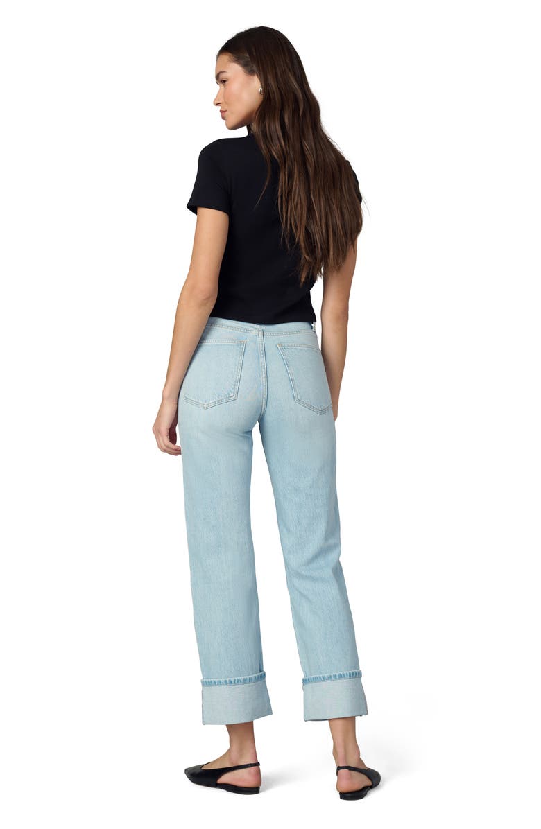 Joe's The Margot High Waist Cuffed Straight Leg Jeans, Alternate, color, Luxury