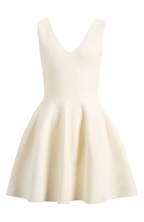 Knit Fit & Flare Minidress
