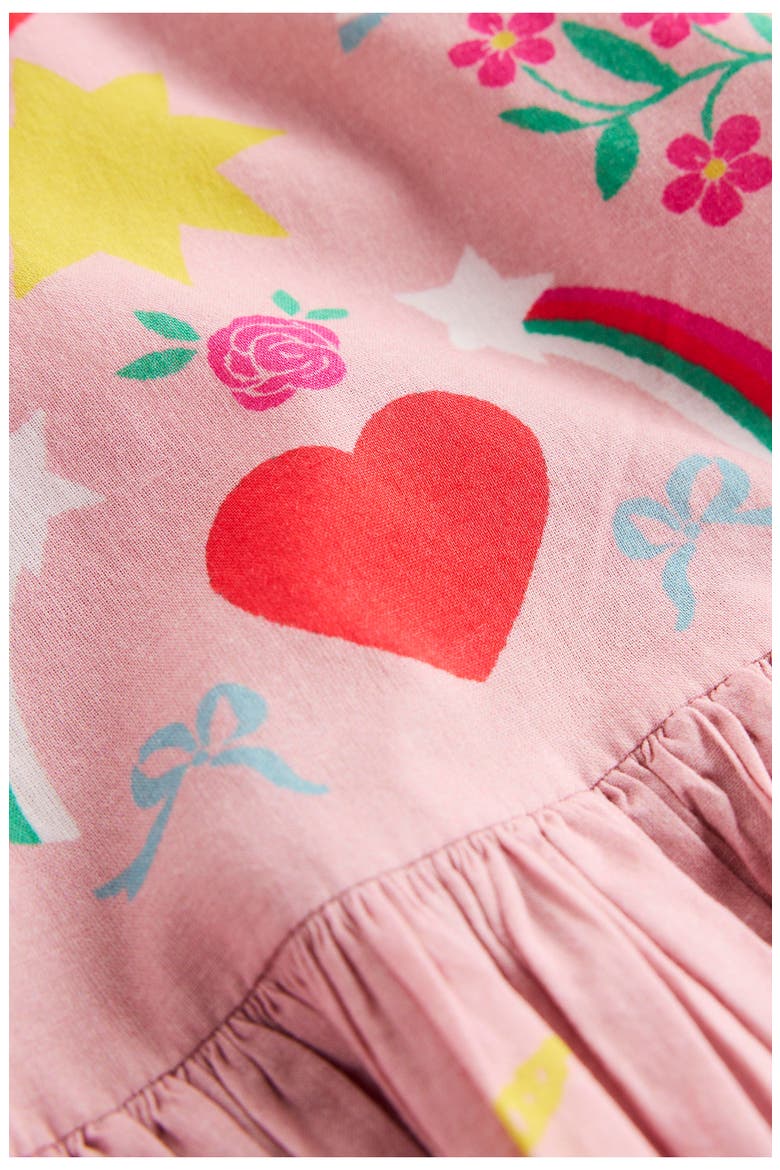 Kids' Heart Back Dress, Alternate, color, BUBBLEGUM PINK UNICORN