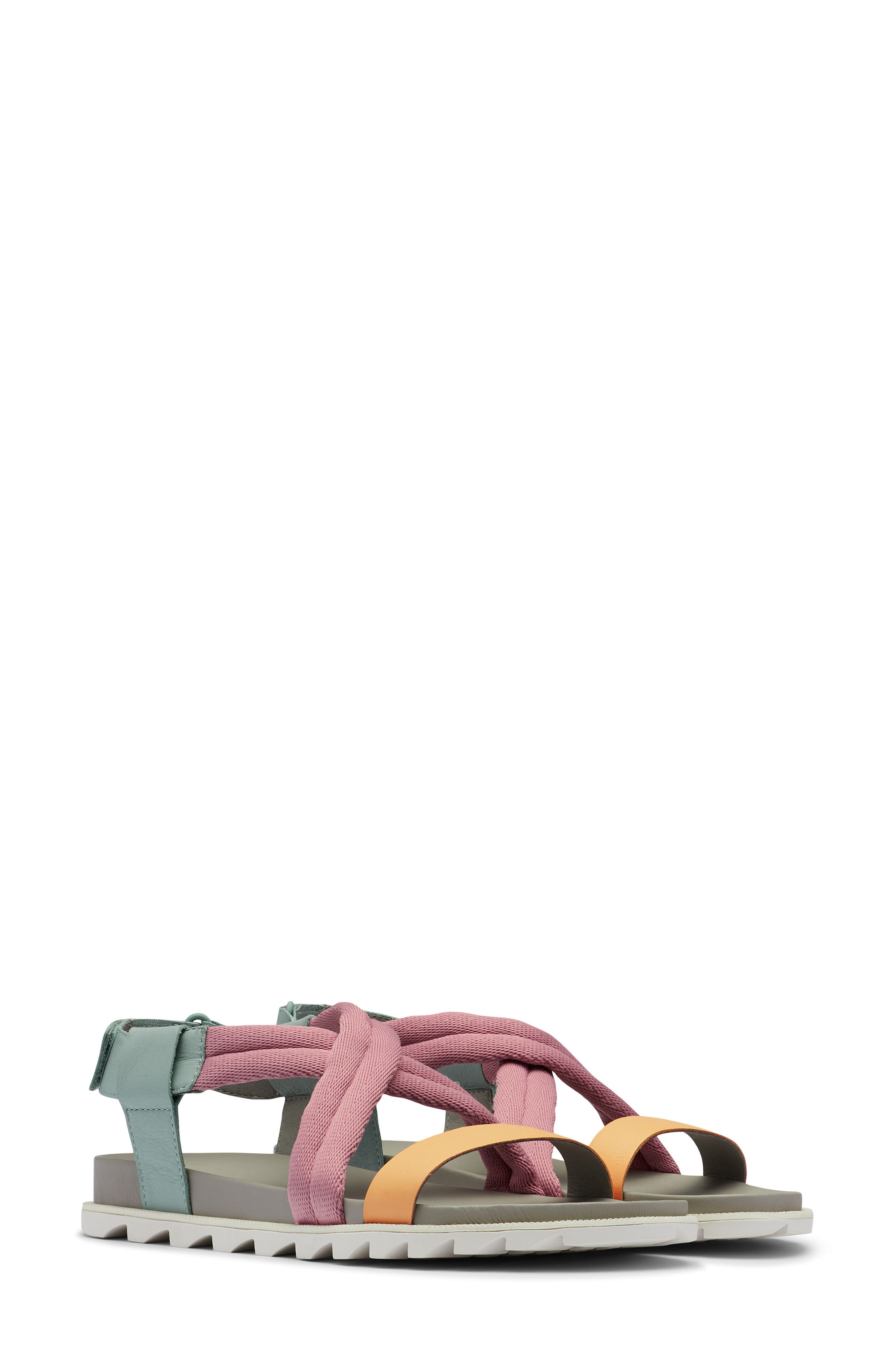 Roaming Decon Strappy Sandal, Main, color, CRUSHED BLUE CHROME