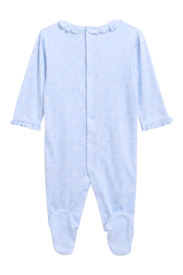 Smocked Footie, Alternate, color, LIGHT BLUE