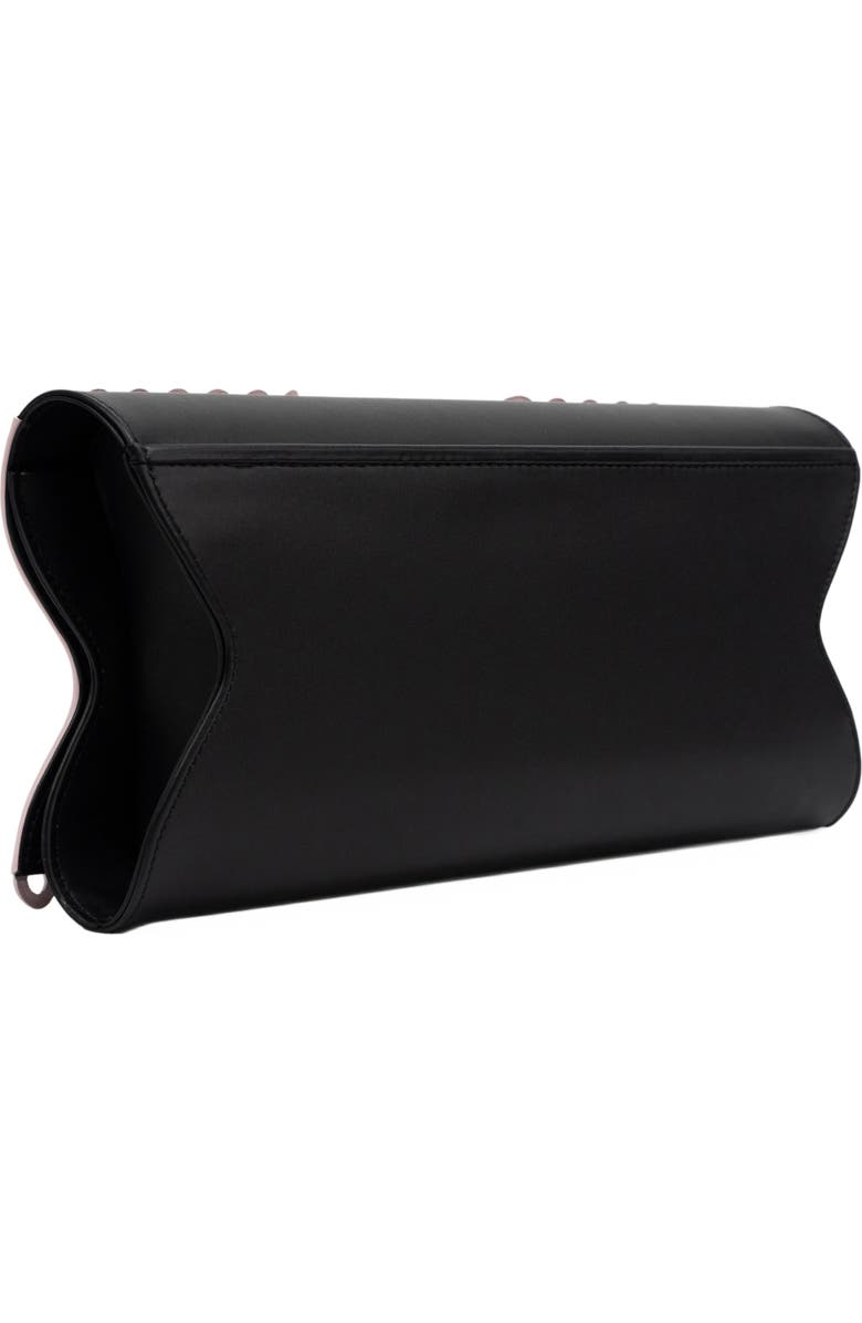 PERRIN PARIS Le Corset Perforé Clutch, Alternate, color, Puff Pink / Black