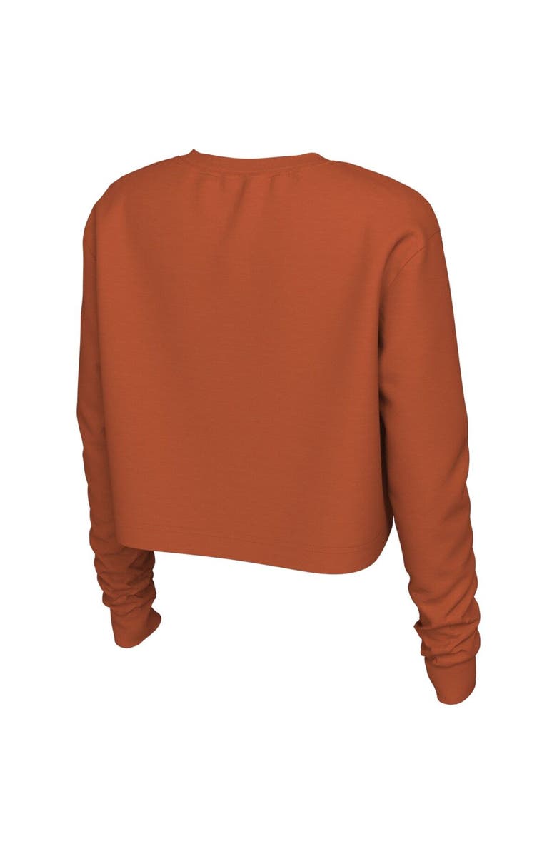 Nike Women's Nike Orange Clemson Tigers Est. Cropped Long Sleeve T-Shirt, Alternate, color,