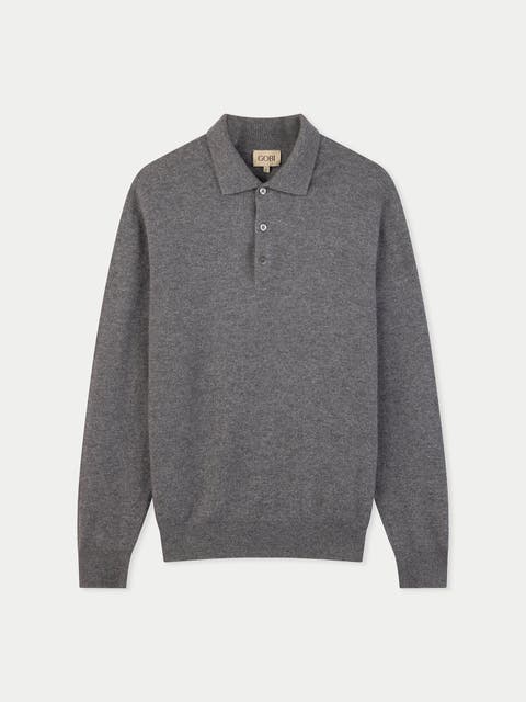 Timeless Cashmere Polo Sweater
