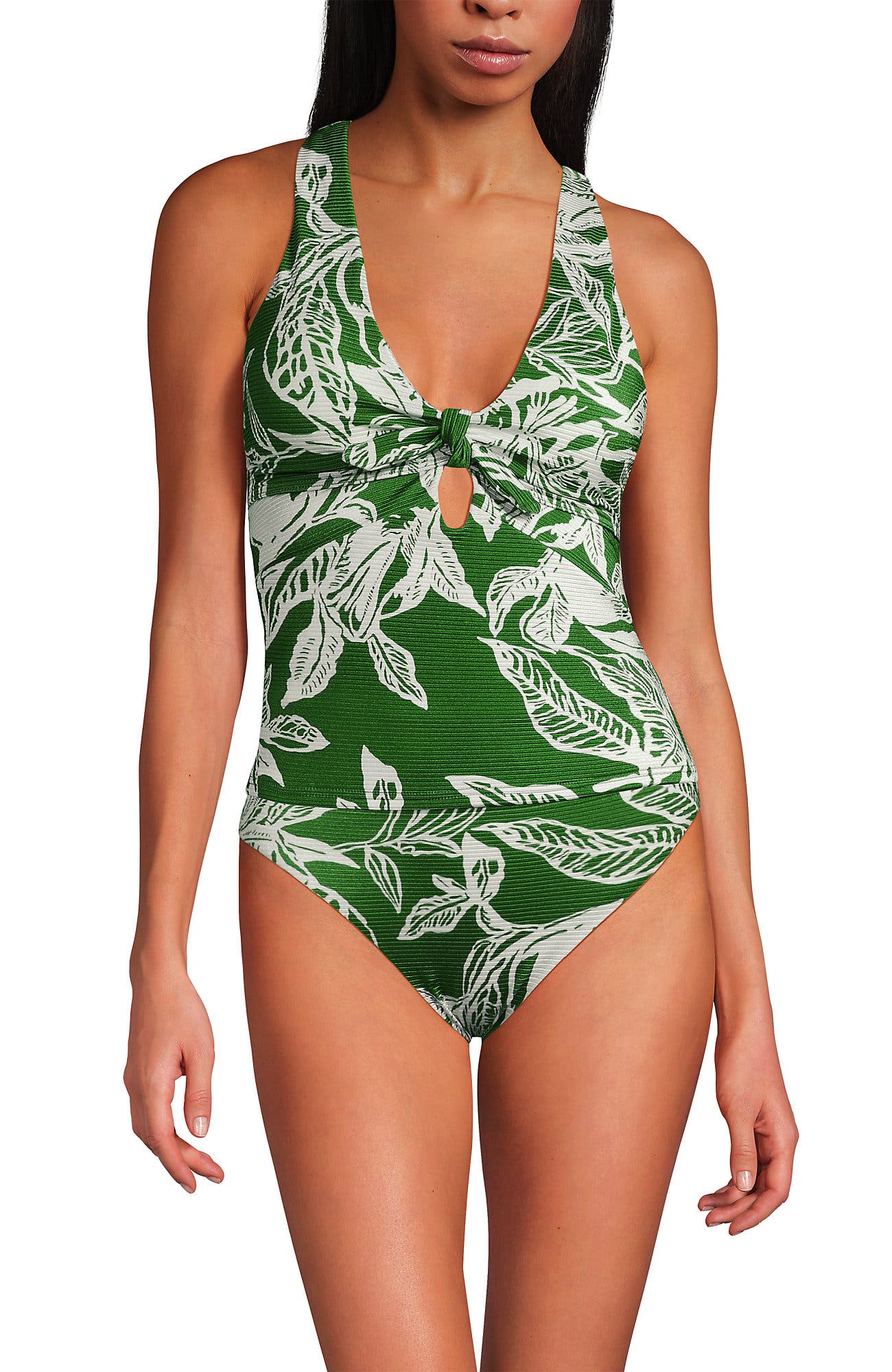 selected Green Etched Leaves Shine