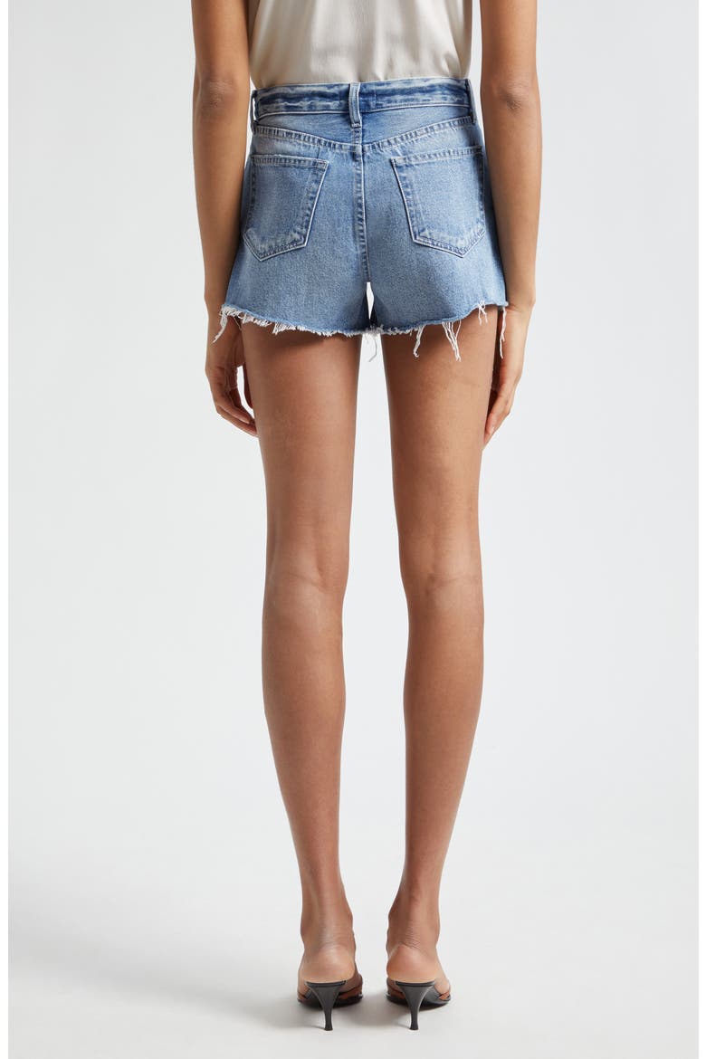 Beck High Waist Cutoff Denim Shorts, Alternate, color, SANTEE DESTRUCT