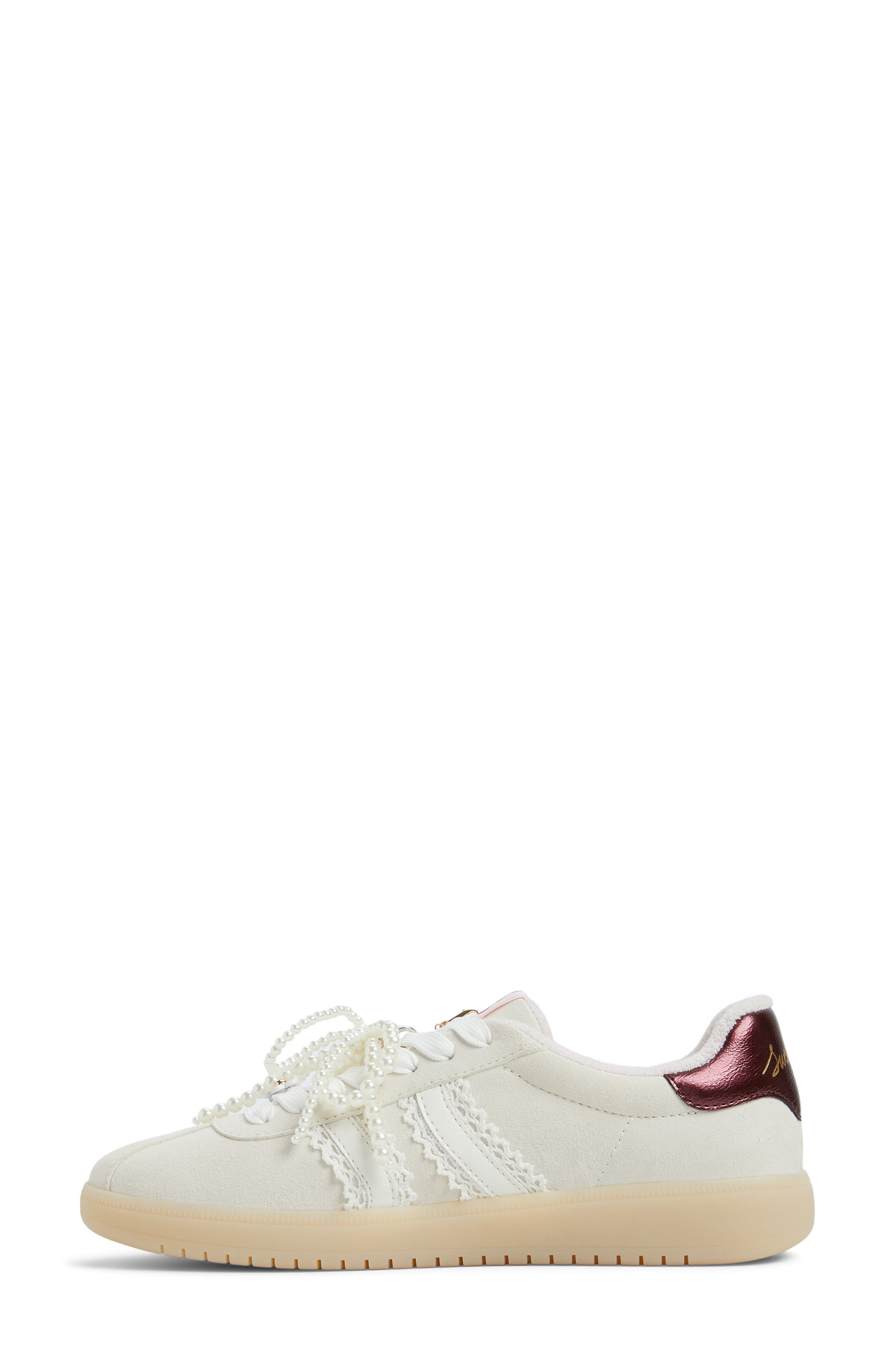 ALDO Sweet Thing Sneaker, Alternate, color, White/ Bone
