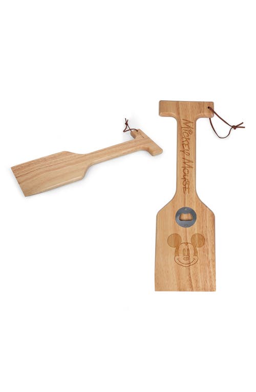 Picnic Time X Disney® Mickey Mouse Wooden Grill Cleaner In Brown