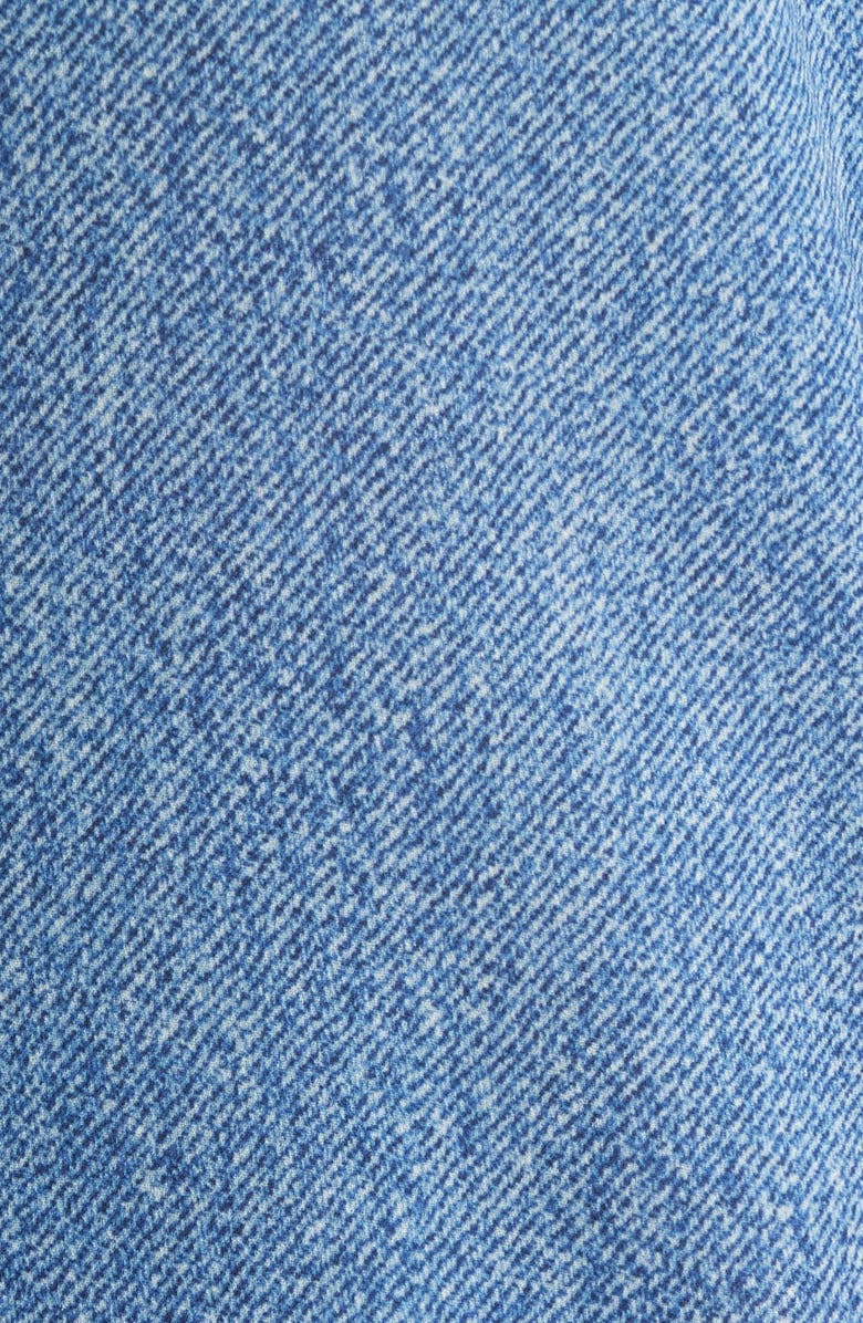 rag & bone rb Miramar Crinkle Long Sleeve Cover-Up Dress, Alternate, color, 