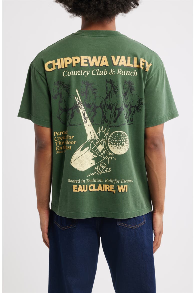 Chippewa Valley Graphic T-Shirt, Alternate, color, GREEN WASH