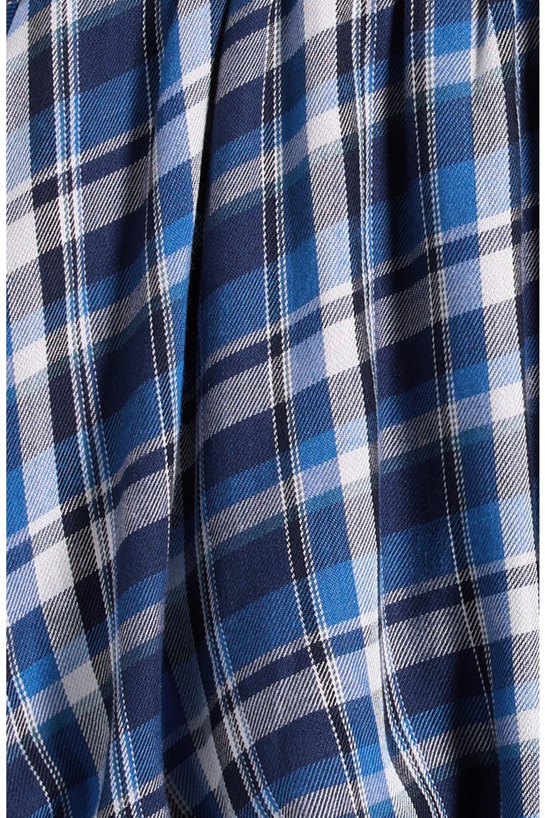 Kids' Plaid Bubble Hem Skirt, Alternate, color, BLUE COMBO