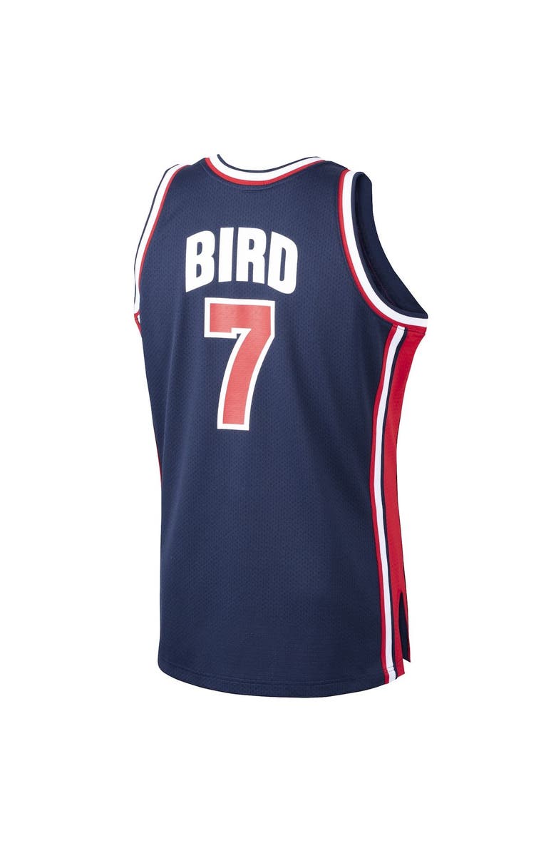 Mitchell & Ness Men's Mitchell & Ness Larry Bird Navy USA Basketball Home 1992 Dream Team Authentic Jersey, Alternate, color, Navy