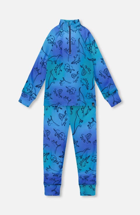 Two-Piece Thermal Underwear Set Dinosaur (Toddler & Little Kid)