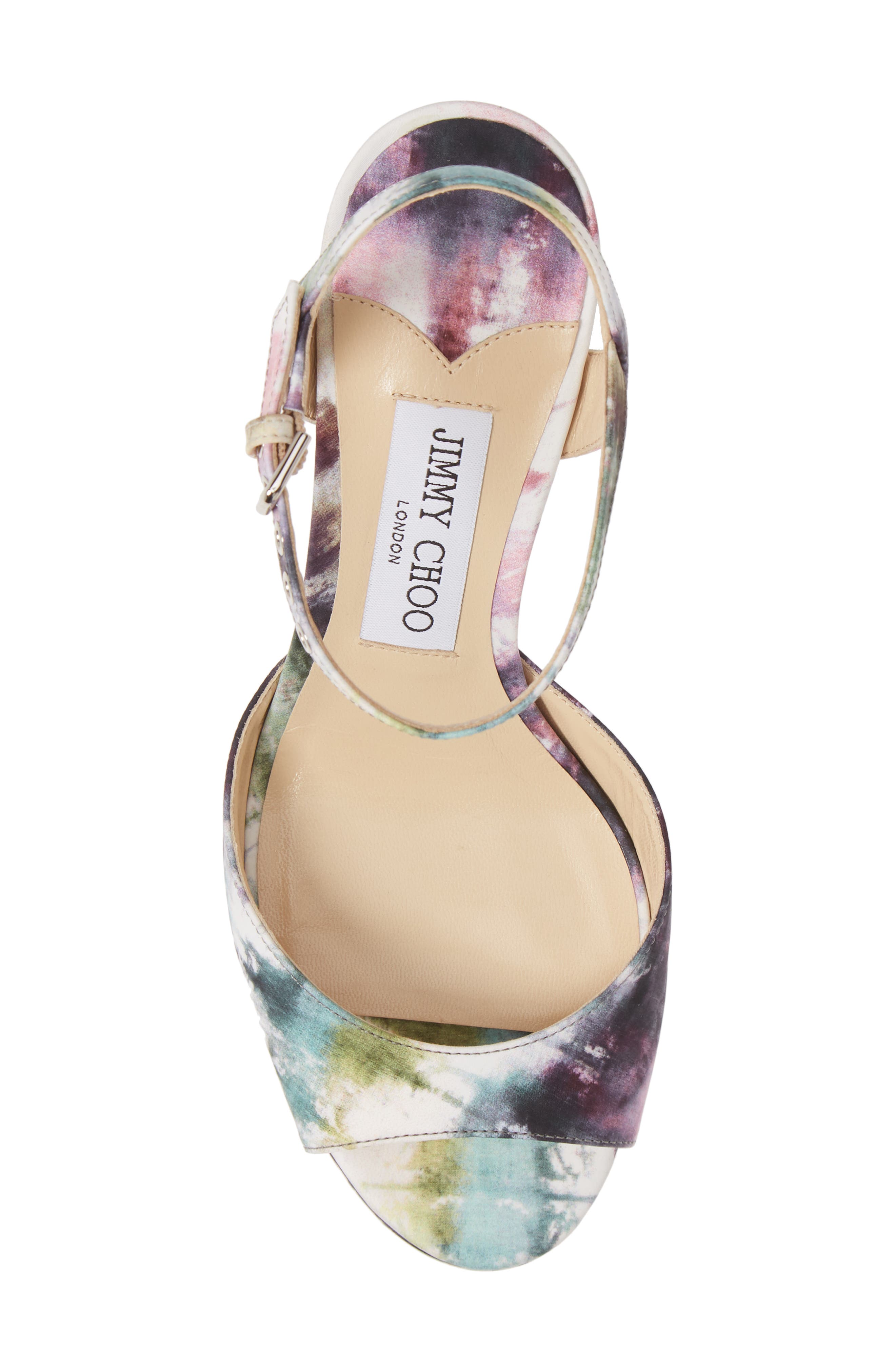 Jimmy Choo Peachy Tie Dye Platform Sandal, Alternate, color, 