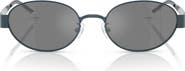Tory Burch 54mm Oval Sunglasses