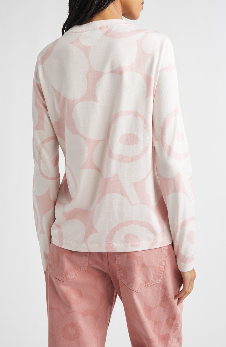 Marimekko Sekunti Unikko Cotton T-Shirt, Alternate, color, Light Pink