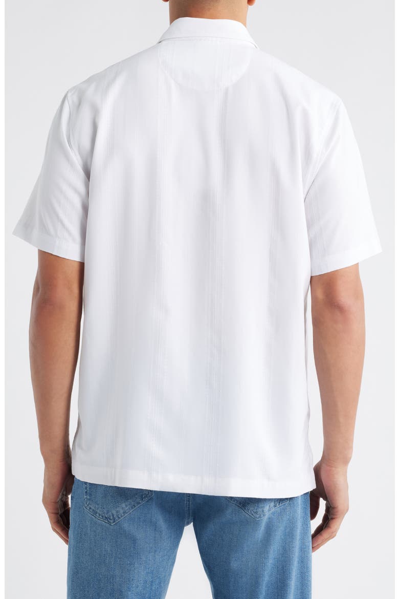Coastal Cool Corso Vines Camp Shirt, Alternate, color, WHITE