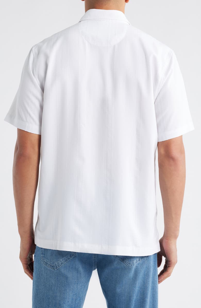 Tommy Bahama Coastal Cool Corso Vines Camp Shirt, Alternate, color, White