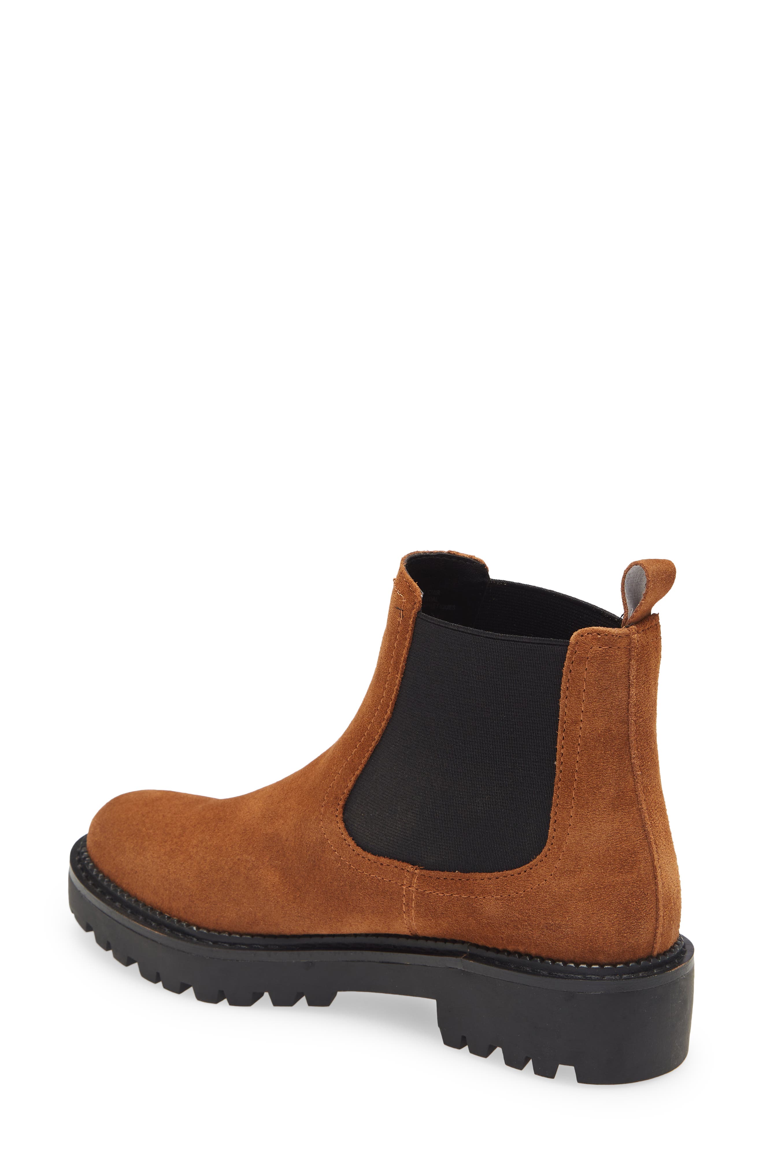 Miller Water Resistant Lug Chelsea Boot, Alternate, color, BROWN CHESTNUT