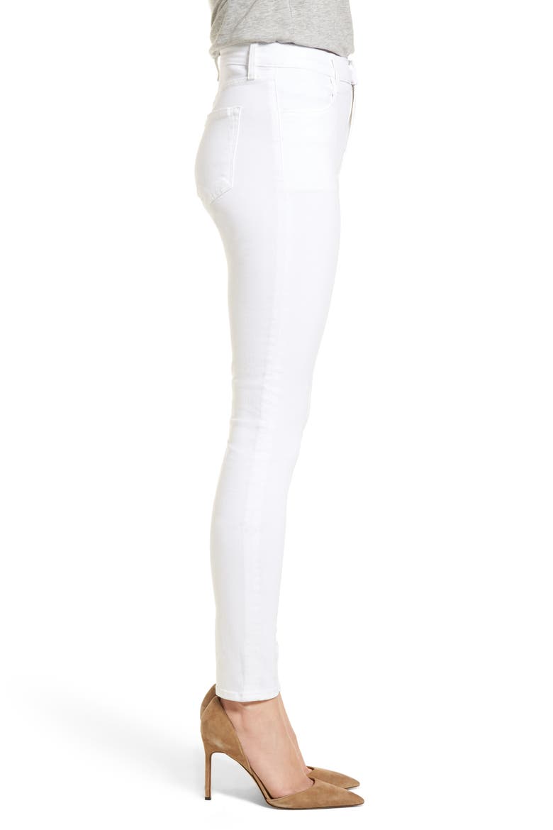 Maria High Waist Skinny Jeans, Alternate, color, WHITE
